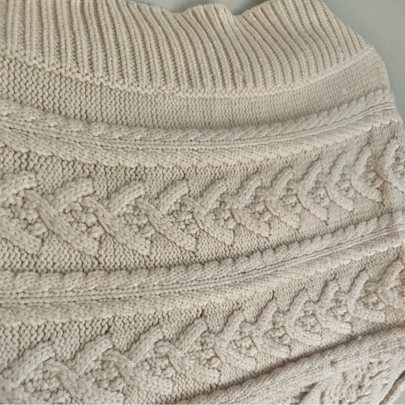 Vintage Y2K Jimmy’Z Surf Co Cable Knit Wrap Shawl - Picture 4 of 4